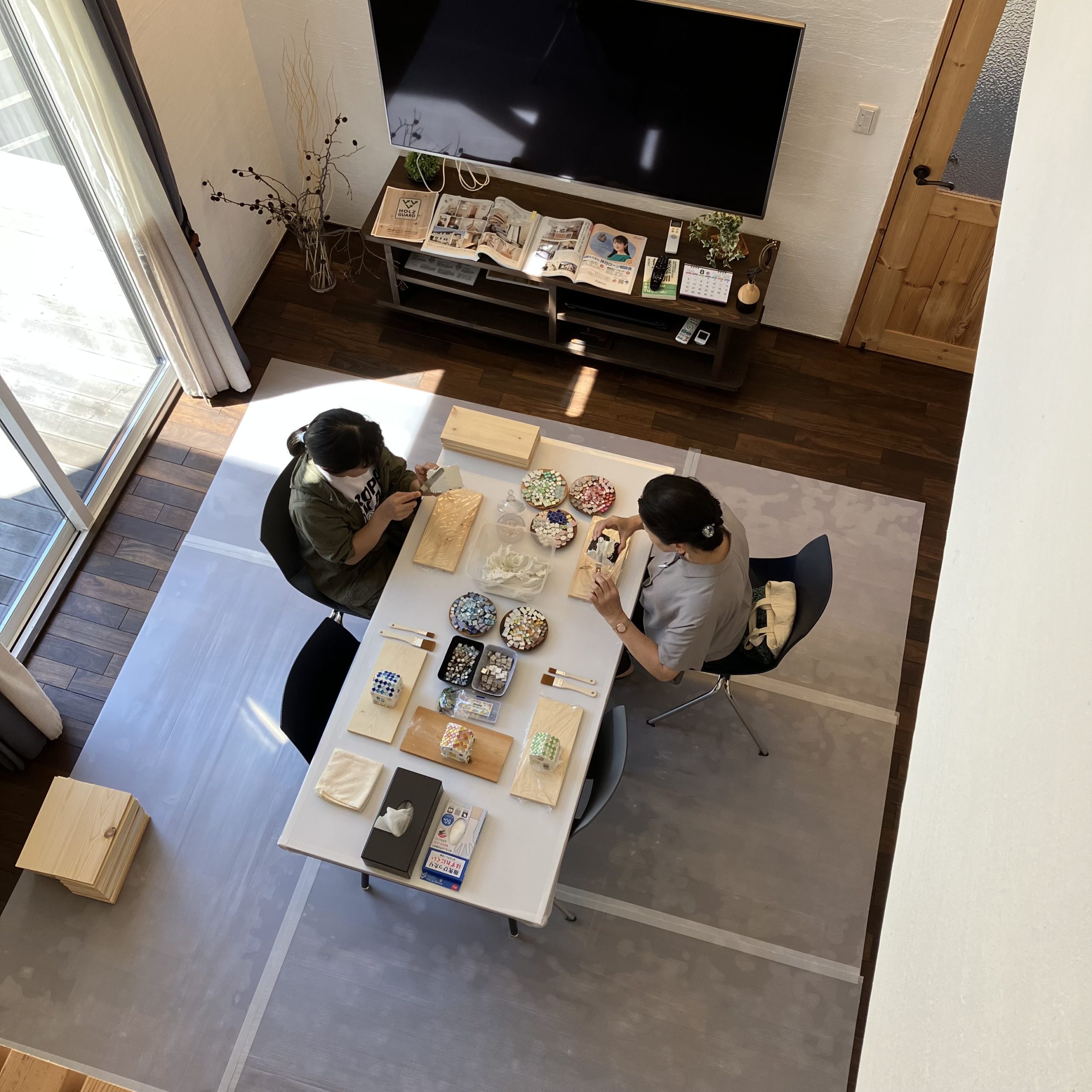 ワークショップ | 漆喰ミニチュアハウスを作ろう | 四国建設株式会社