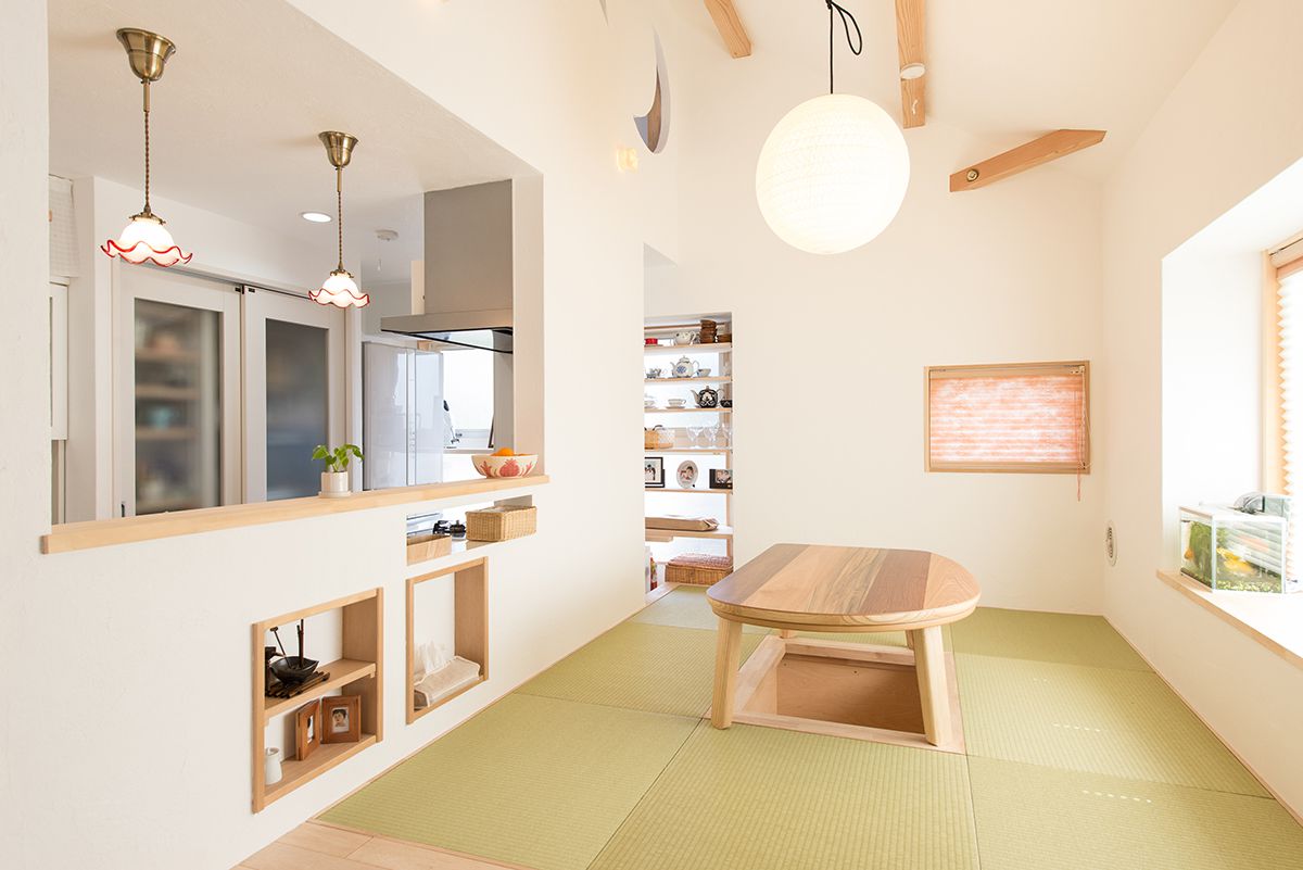 ダイニング | フォトギャラリー | 「食べられる家」徳島の自然素材・天然素材の戸建、健康な注文住宅なら無添加住宅正規代理店、阿南市の四国建設へ